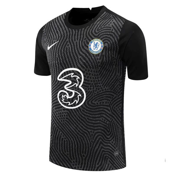 Thailande Maillot Football Chelsea Gardien 2020-21 Noir